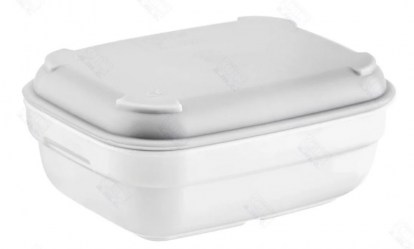 FUENTE RECTANGULAR 21 Cm. POLICARBONATO 450 CC.